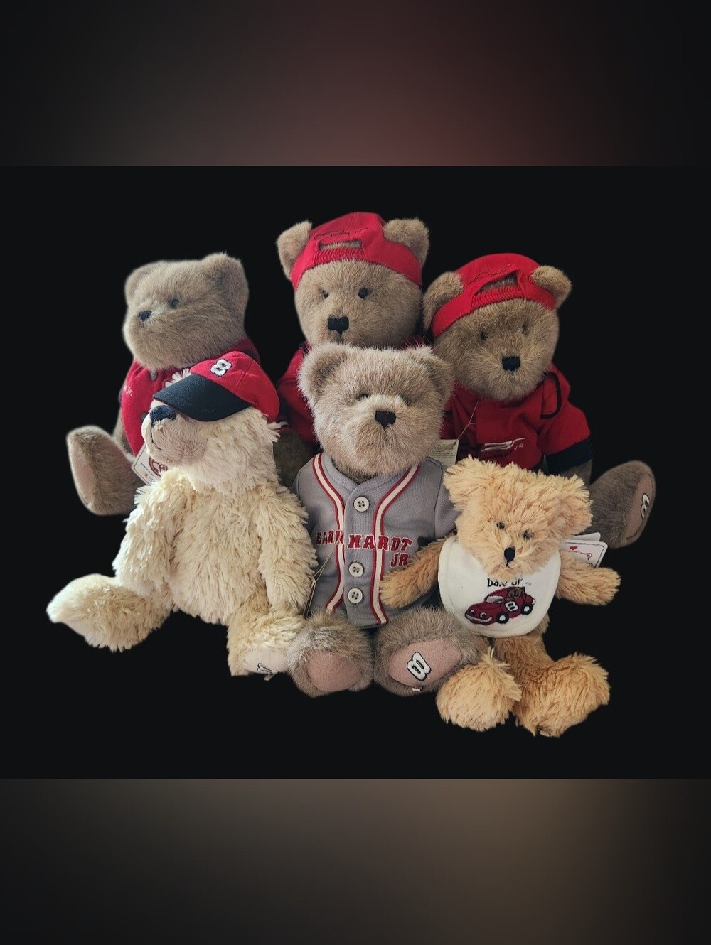 Boyd's Bears Dale Earnhardt Jr. Boyd's Racing Family Bears - Set of 6